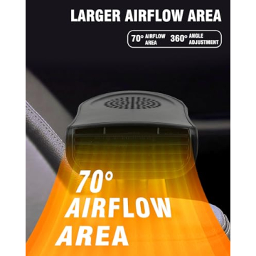 Portable Car Heater for SUVs and Jeeps - 12V Plug-In