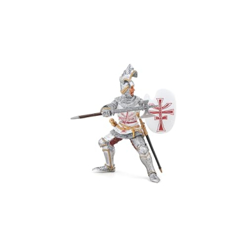 Papo Hand-Painted Medieval Fantasy Germanic Knight Figurine - Collectible for Kids 3+