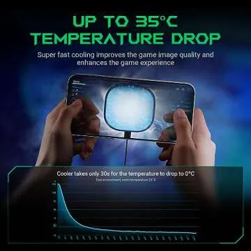 Black Shark Magnetic Cell Phone Cooler, RGB Phone Cooling Fan Portable Lightweight Mobile Phone Cooling Fan, Phone Radiator with Larger Cooling Area for Phone/Tablet/IPad (Black)