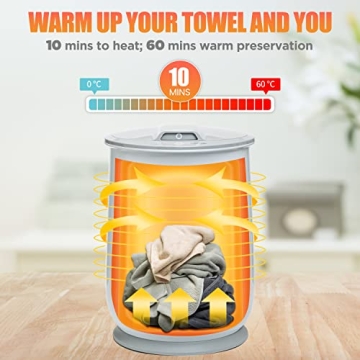 Smileader Towel Warmer Barrel for Spa-Like Comfort