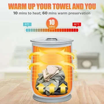 Smileader Towel Warmer Barrel for Spa-Like Comfort