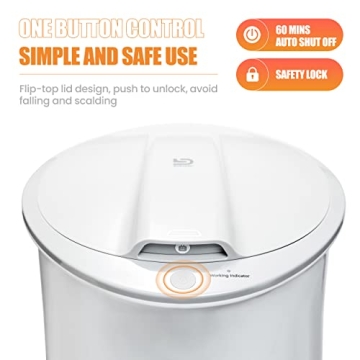 Smileader Towel Warmer Barrel for Spa-Like Comfort