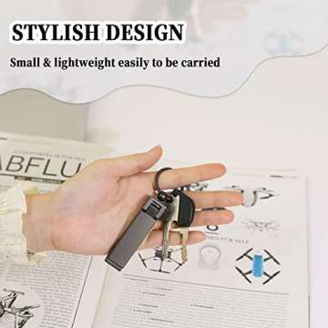 BULFULL Purse Hook for Table, Instant Bag Purse Hook Hanger Holder for Table Desk Folding Handbag Table Hook Hanger for Women Mobile Phone Stand Holder (Black)