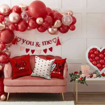 Charming DFXSZ Valentine's Day Pillow Covers for Home