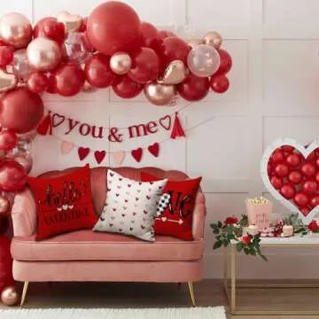 Charming DFXSZ Valentine's Day Pillow Covers for Home