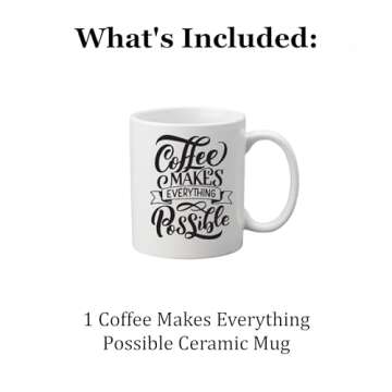 Coffee Gift Basket - Bistro Coffee Mug, Socks, Gourmet Coffee Snacks - Coffee Gifts for Men Women (Coffee & Snacks Deluxe Set)