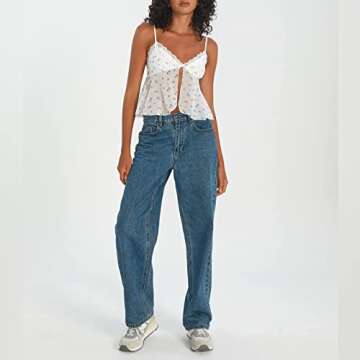 3D Floral Sexy Tank Tops for Women Y2k Halter Neck Backless Ruched Camisole Vintage Crop Vest Top Streetwear