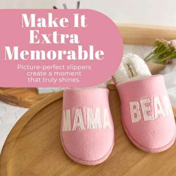 Dearfoams Mama Bear Slippers for Cozy Comfort and Joyful Gifting