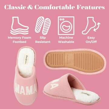 Dearfoams Mama Bear Slippers for Cozy Comfort and Joyful Gifting