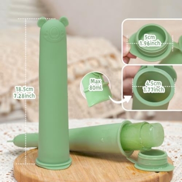 Haakaa Silicone Popsicle Molds Fun, Safe Treats