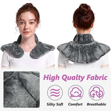 RelaxCoo Microwavable Heating Pad for Pain Relief