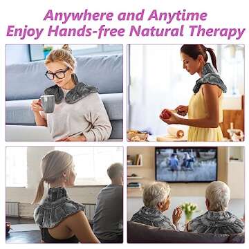 RelaxCoo Microwavable Heating Pad for Pain Relief