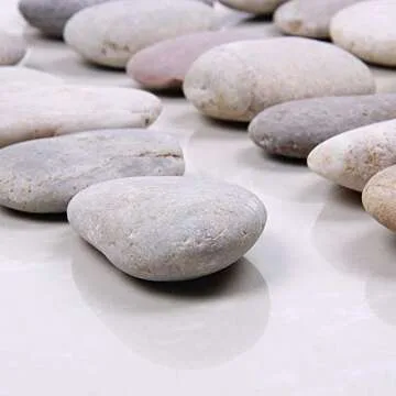 20 pcs Natural Rocks for Kindness Art Projects