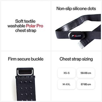 Polar H10 Chest Strap - Accurate Waterproof HR Monitor