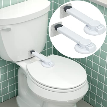 Wappa Baby Toilet Lock 2-Pack: Easy Install Safety for Toddlers & Pets