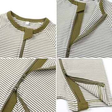 Feidoog Baby Romper Set for Boys and Girls, 3-18M