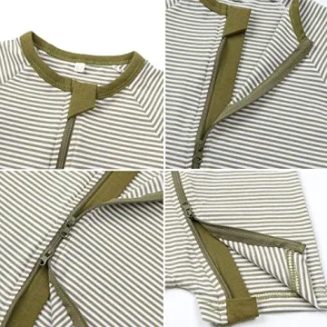 Feidoog Baby Romper Set for Boys and Girls, 3-18M