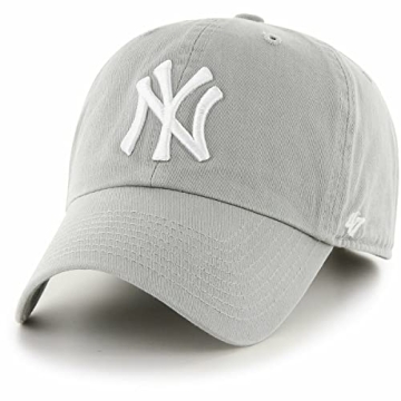 Stylish 47 New York Yankees Gray Clean Up Adjustable Hat for All Ages