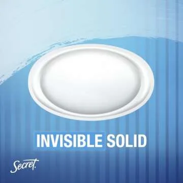 Secret Outlast Antiperspirant Deodorant for Women, Sweat & Odor Protection, PH Balancing Minerals, Invisible Solid, Completely Clean Scent, 2.6 oz