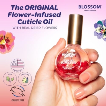 Blossom Cuticle Oil with Real Flowers for Hydration