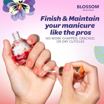 Blossom Cuticle Oil with Real Flowers for Hydration