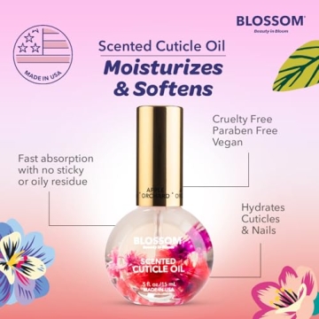 Blossom Cuticle Oil with Real Flowers for Hydration
