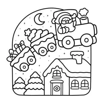 Christmas: Bold & Easy Coloring Book, Stocking Stuffer for Adults & Teens (Christmas Coloring Book)