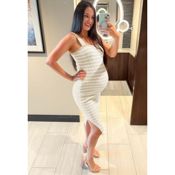 Stylish MEROKEETY Bodycon Midi Dress for Women