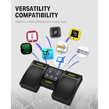 Donner Wireless Page Turner Pedal - Smooth Music Control