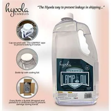 Hyoola Clean Burning Lamp Oil for Indoor & Outdoor Use