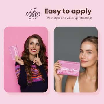 Yargkos 3 Pcs Forehead Wrinkles Patches Reusable, Anti Wrinkle Patch for Fine Lines, Hypoallergenic Wrinkle Remover Mask, Silicone Face Tape for Wrinkle Reducer, Women Facial Kit for Beauty Skincare