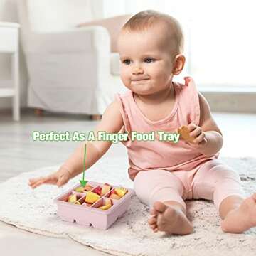 Haakaa Silicone Baby Food Freezer Tray for Easy Storage
