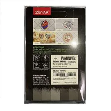 ZEYAR Acrylic Paint Pens Set of 7 for Crafting