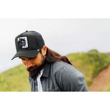 Goorin Bros. The Farm Unisex Baseball Trucker Hat, Black (Panther), One Size