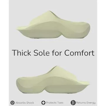 Ocean Ventures Green Platform Sandals for Women