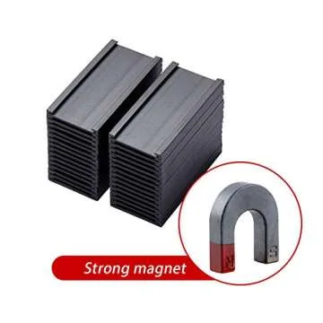 Eeoyu Magnetic Label Holders - Set of 50 for Easy Organization