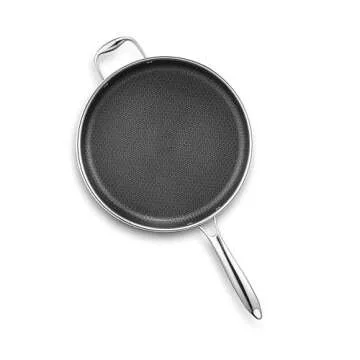 HexClad Hybrid Nonstick 5.5 Qt Deep Sauté Pan
