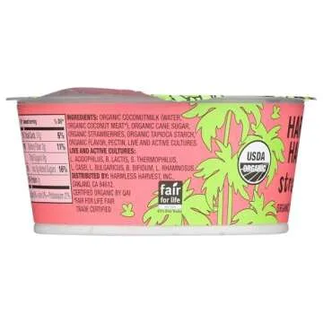 Harmless Harvest Dairy-Free Cup Yogurt Strawberry 4oz