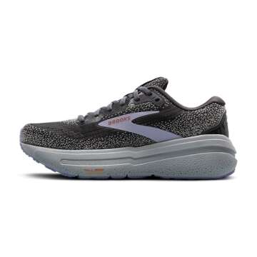 Brooks Women’s Ghost Max 2 Neutral Running & Walking Shoe - Ebony/Sweet Lavender/Alloy - 11 Wide