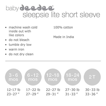 Comfy Baby Deedee Footless Romper PJ for 6-12 Months