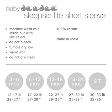 Comfy Baby Deedee Footless Romper PJ for 6-12 Months