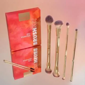 Catrice | Pro Essential Brush Set | Makeup Brushes for Powder, Blush, Eyeshadow, Contour, & Brows | Vegan & Cruelty Free