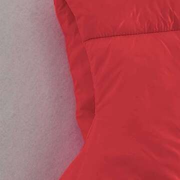 Hixiaohe Women's Winter Crop Vest Puffer Lightweight Stand Collar Padded Vest Zip Up Sleeveless Jacket(Red,M)