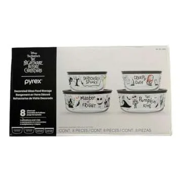 CYOIDAI Pyrex 8-piece Food Storage Set - Tim Burton Inspired