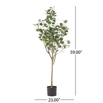 Stunning 5 ft Eucalyptus Tree for Home Decor