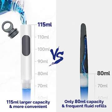 Toilet Bowl Brush Holder Set: Silicone Toilet Brush with Refillable Handle Dispenser - Bathroom Scrubber Rv Cleaner Toilet Brush with Caddy - Deep Cleaning Bathroom Scrub Brush