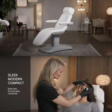 Spa Numa New Lucent 4 Motor Luxury Electric Treatment Chair for Beauty Spa Facial Massage Aesthetic ...