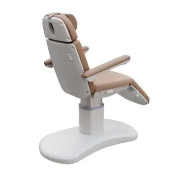Spa Numa New Lucent 4 Motor Luxury Electric Treatment Chair for Beauty Spa Facial Massage Aesthetic Working Exam Procedure Therapy | Adjustable Spa Bed 2270FB (Sand)