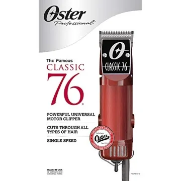 Oster Classic 76 Professional Hair Clippers - Burgundy