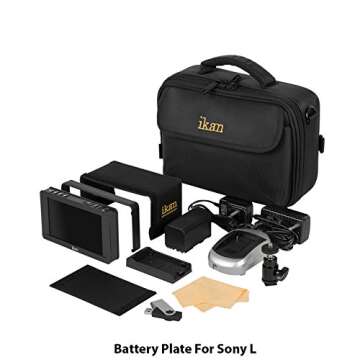 Ikan DH5e-DK-S | 5 Inch 4K HDMI On Camera Field Monitor Kit for Sony L